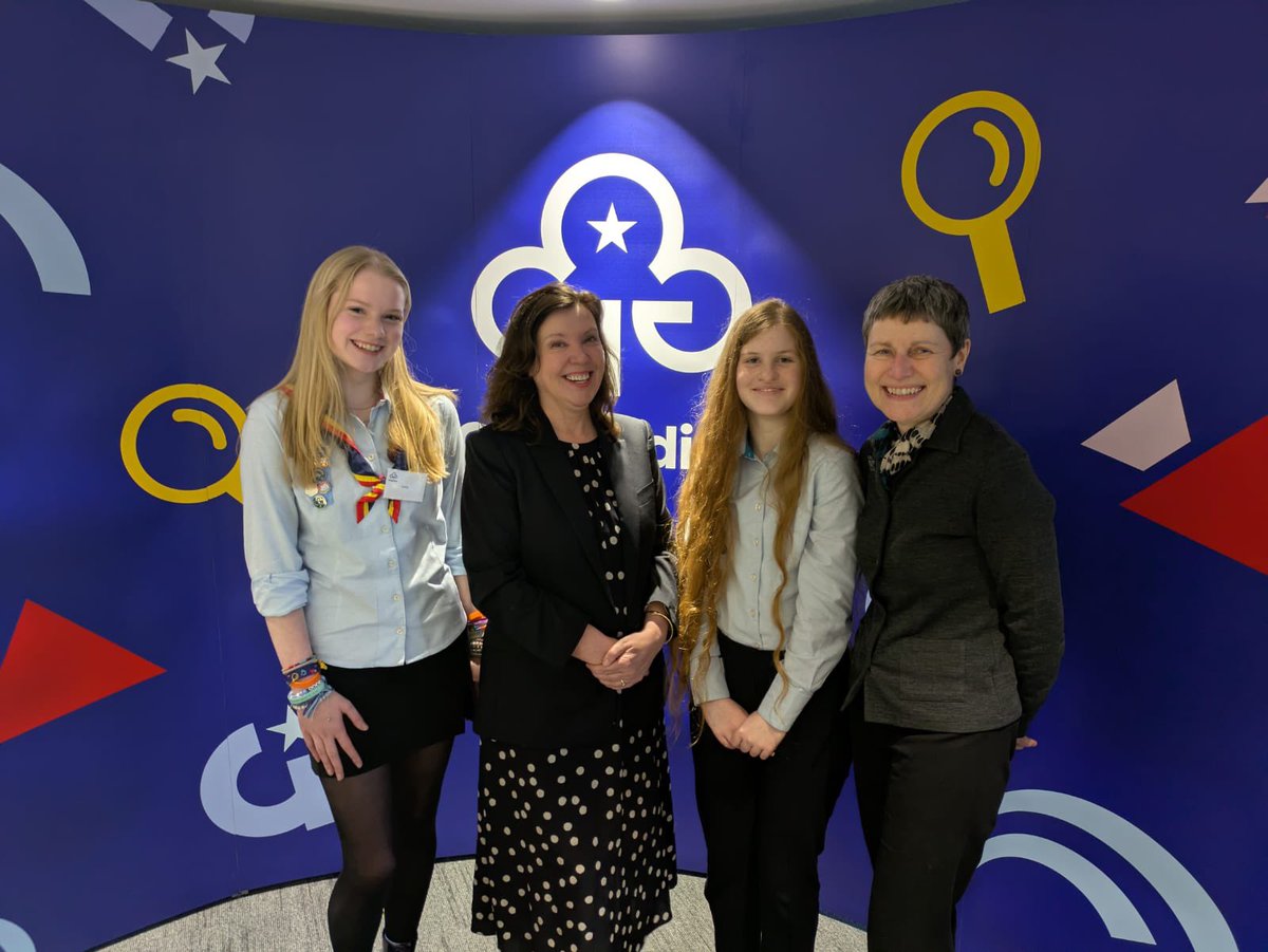 Brilliant visit to <a href="/Girlguiding/">Girlguiding</a> HQ to meet Brownies and Guides and hear firsthand of the opportunities , fun and power of girl friendly spaces. As a former Brownie and Guide it brought back so many brilliant memories 😍🙏🏻