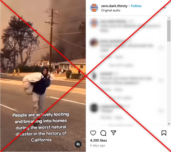 billdmccarthy's tweet photo. NEW:

That viral video claimed on social media to show looters pillaging a Los Angeles home amid the wildfires?

I found the woman who was living there. She says the footage shows her nephews and son rescuing her belongings as her rental home caught fire.

https://t.co/wPl38tJVJk https://t.co/ILxENhs3N2