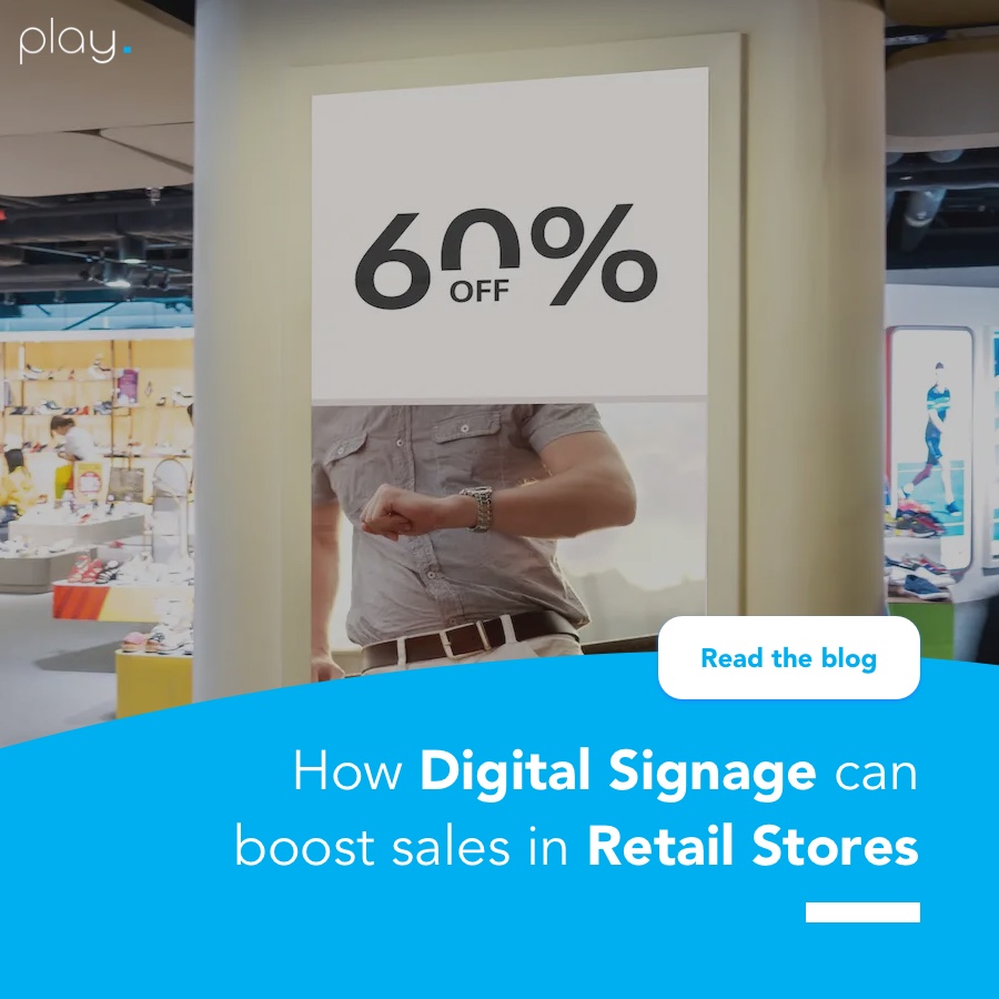 playsignage's tweet photo. 🚀 Boost Retail Sales with Digital Signage!
Dynamic displays grab attention, increase sales, and enhance the customer experience.

💡 Learn how to transform your retail strategy with cutting-edge solutions!

👉 Discover more: https://t.co/Iz4gicEnQW

#DigitalSignage #RetailSales #CustomerEngagement