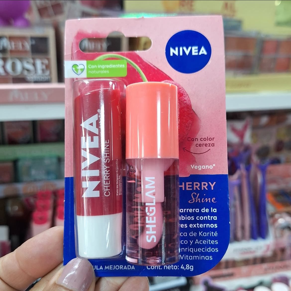 أفضل مرطب شفايف وقلوس من نيڤيا يخلي الشفايف وردية بدون روج 💘