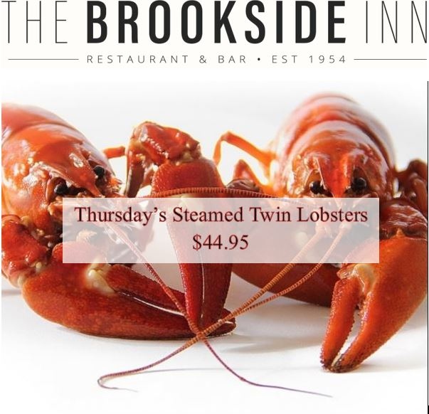Brookside_Inn's tweet photo. Thursday's Steamed Twin Lobsters, $44.95
#brooksideinnrestaurant #lobsterspecails #lobster #twinlobsters
#brooksideinn1954.com https://t.co/mgmobTfcZV