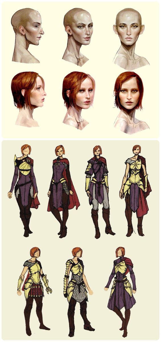 dailydragonage's tweet photo. Concept Art of the Advisors of Dragon Age Inquisition https://t.co/8micNfuGEh