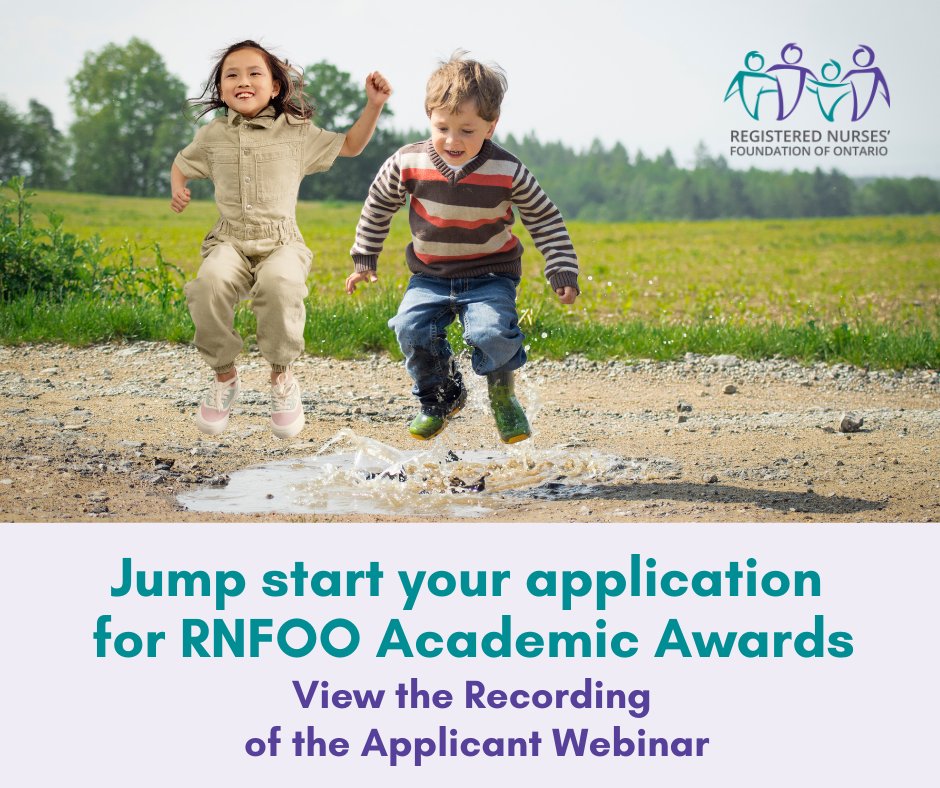 Nurses and nursing students interested in  RNFOO Academic awards can learn how to make their application the best it can be by reviewing  the Applicant Webinar recording. 
View the webinar: youtube.com/watch?v=JyF3Et…
Start your application: rnfoo.org/academic-award…