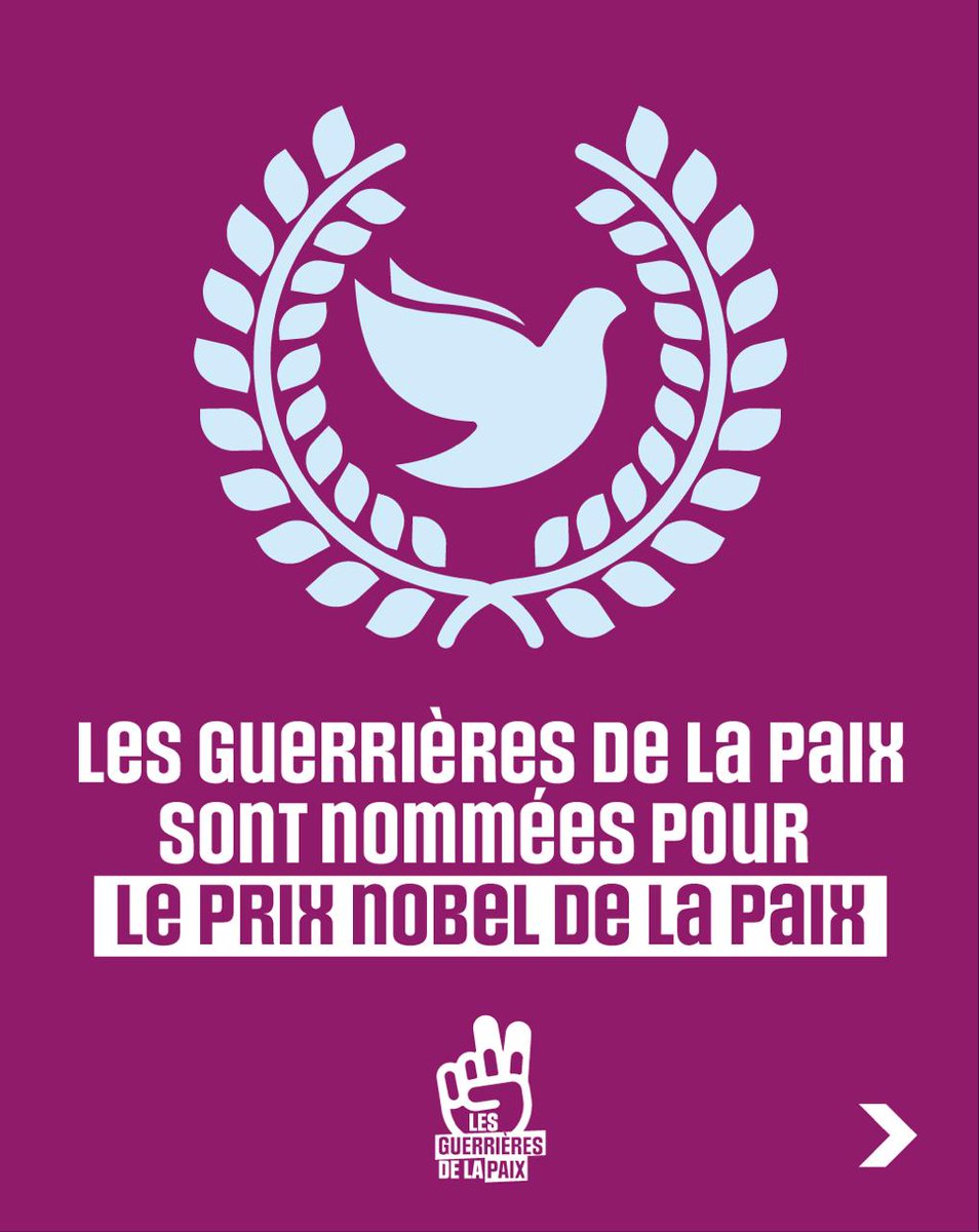 AmbaMarocFrance's tweet photo. Félicitations aux @lesguerrieres de la Paix pour leur nomination au #PrixNobel de la #Paix. Musulmanes ou juives, ces militantes pour la paix portent ensemble avec courage et ténacité, les valeurs de #Paix, de #justice et d’égalité en #Israel et en #Palestine.
Elles incarnent une 3ème voie qui croit en la capacité humaine à dépasser les clivages pour bâtir un monde où chacun trouve sa place.
Issues d’horizons divers pour penser et construire une paix vivante qui répare et rassemble, elles avaient organisé au #Maroc🇲🇦, à #Essaouira le 8 mars 2023,
 le 1er Forum mondial des #femmes pour la Paix. 
C'est une fierté de voir tant de femmes #marocaines ou franco-marocaines parmi elles, comme @Hanna_Assouline, Sonia Terrab, @marineelgrichi et @FatymLayachi.
Elles incarnent avec éclat les valeurs universelles qui définissent notre identité nationale tout en transcendant les frontières, les religions et les différences.
@NobelPrize