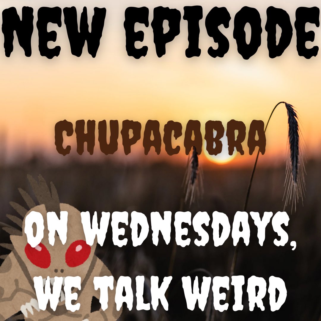 On Wednesdays, We Talk Weird tweet media