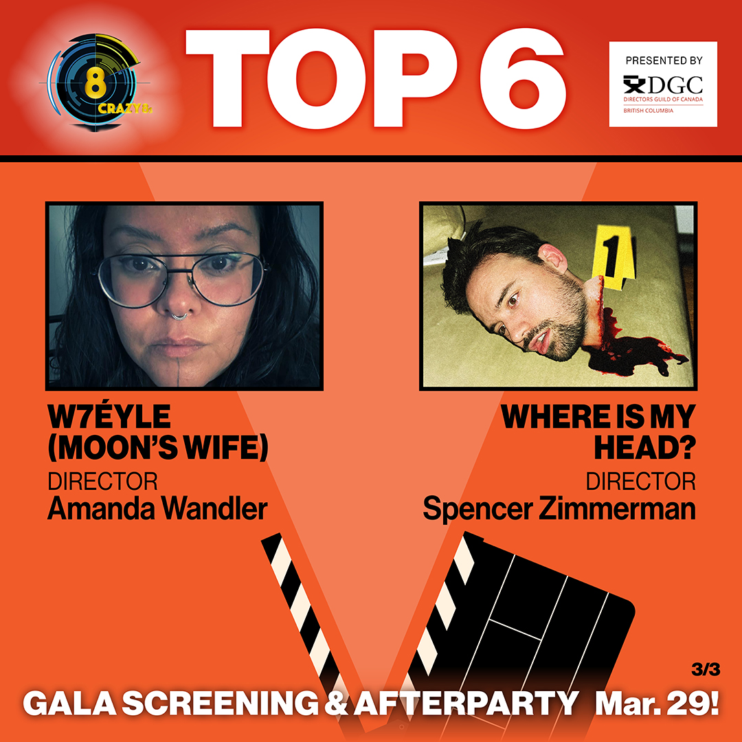 Put your hands together for this year's Top 6 teams, scheduled to debut their short works at our annual Gala Screening + Afterparty at The Centre, thanks to the "Presented by" support of <a href="/DGCBC/">DGC BC</a>. 🥳