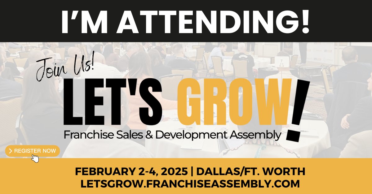 reshiftmedia's tweet photo. Are you attending Let's Grow! in Feb? Join @kirkallen22
in Texas for our session, "Lead Generation Trends Every Franchise Development Professional Should Know"
https://t.co/MsN7SGdfvf
#LetsGrow #FranchiseSuccess #Networking #FranchiseCommunity https://t.co/tRmfhlNkiv