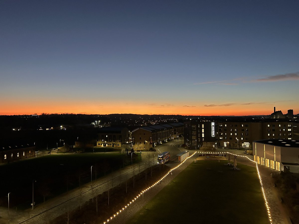 Amazing sunset over #Northampton this evening