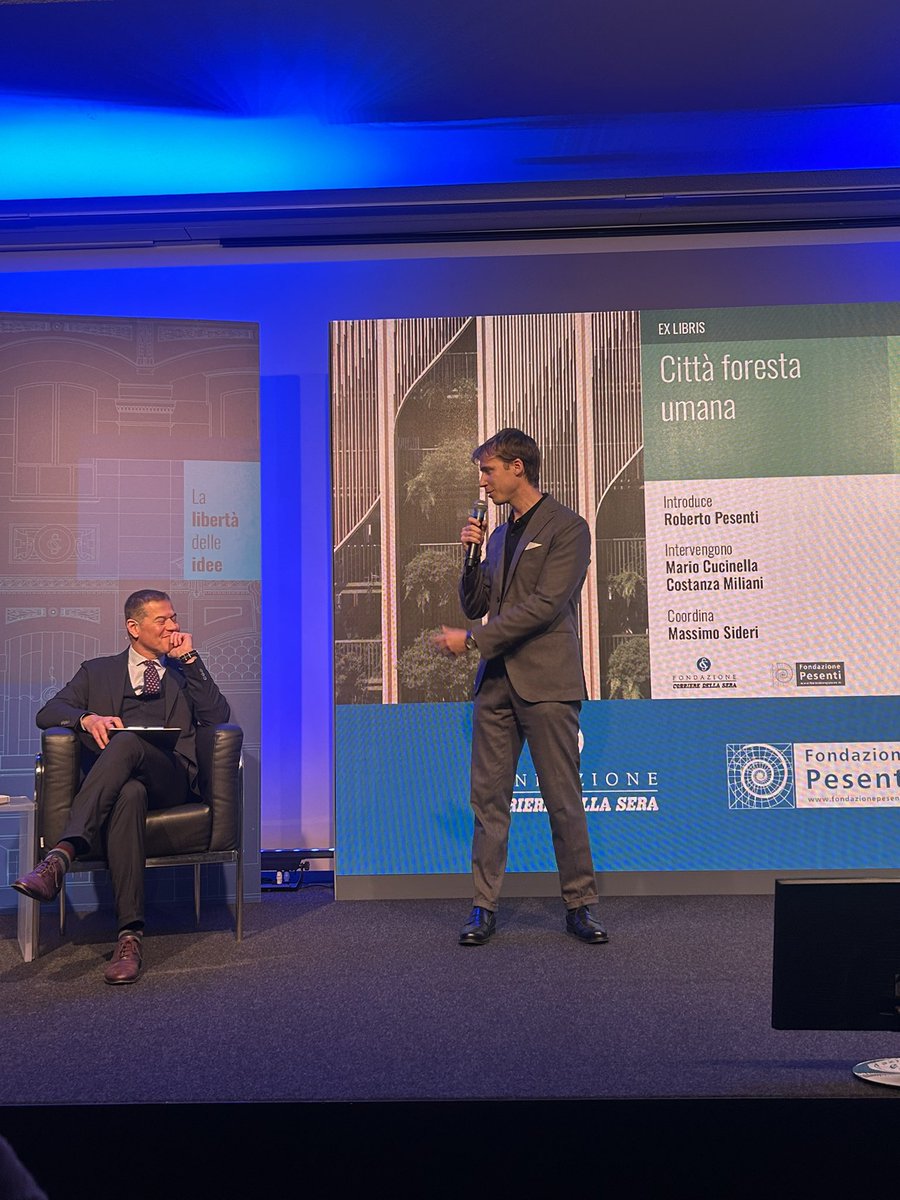 Si apre con il saluto di Roberto Pesenti, Presidente di gres art 671, il convegno alla <a href="/FondCorriere/">Fondazione Corriere</a> che racconta come “immaginare il vivere del futuro” a partire dal nuovo libro di <a href="/MarioCucinella/">Mario Cucinella</a> “Città foresta umana”