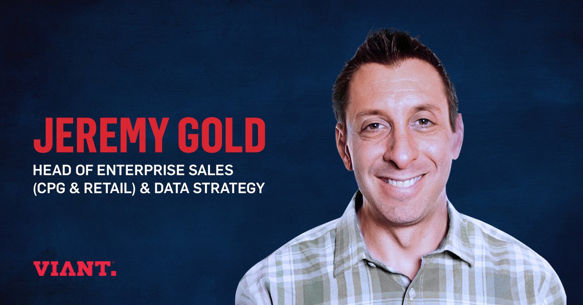 viant_tech's tweet photo. We are thrilled to announce that Jeremy Gold has joined #TeamViant as our new Head of Enterprise Sales (CPG and Retail) &amp; Data Strategy!

Welcome to the team!🎉

To learn more about Jeremy's journey, read the thread below.🧵 https://t.co/uUM8bRfsMX