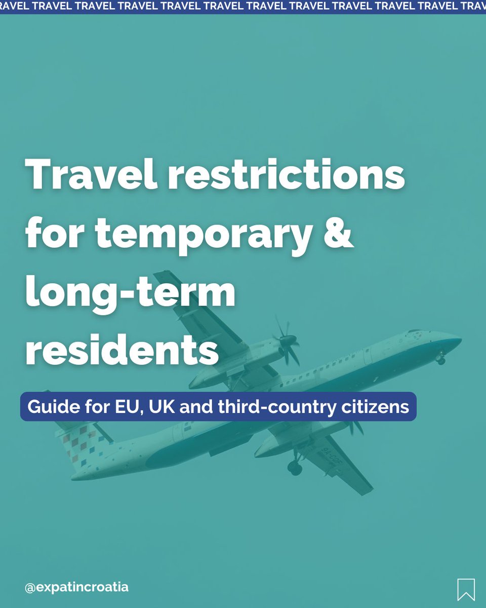 Don't jeopardize your residency status! 

If you are a temporary or permanent resident in Croatia, it’s important to understand your travel limits!
⁠
Check out our detailed guide here: expatincroatia.com/restrictions-t…
