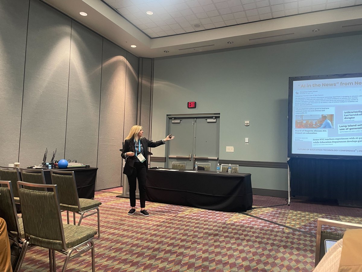 EdTech K–12 Magazine (@edtech_k12) on Twitter photo Speaking on #AI at #FETC2025, <a href="/merkramer18/">Meredith Kramer</a> and <a href="/cpolney/">Carole Polney, Ed. D.</a> of <a href="/esm_csd/">Eastport-South Manor Central School District</a> said that having the support of their superintendent made a huge difference as they explored the artificial intelligence in their district. Speaking on #AI at #FETC2025, <a href="/merkramer18/">Meredith Kramer</a> and <a href="/cpolney/">Carole Polney, Ed. D.</a> of <a href="/esm_csd/">Eastport-South Manor Central School District</a> said that having the support of their superintendent made a huge difference as they explored the artificial intelligence in their district.