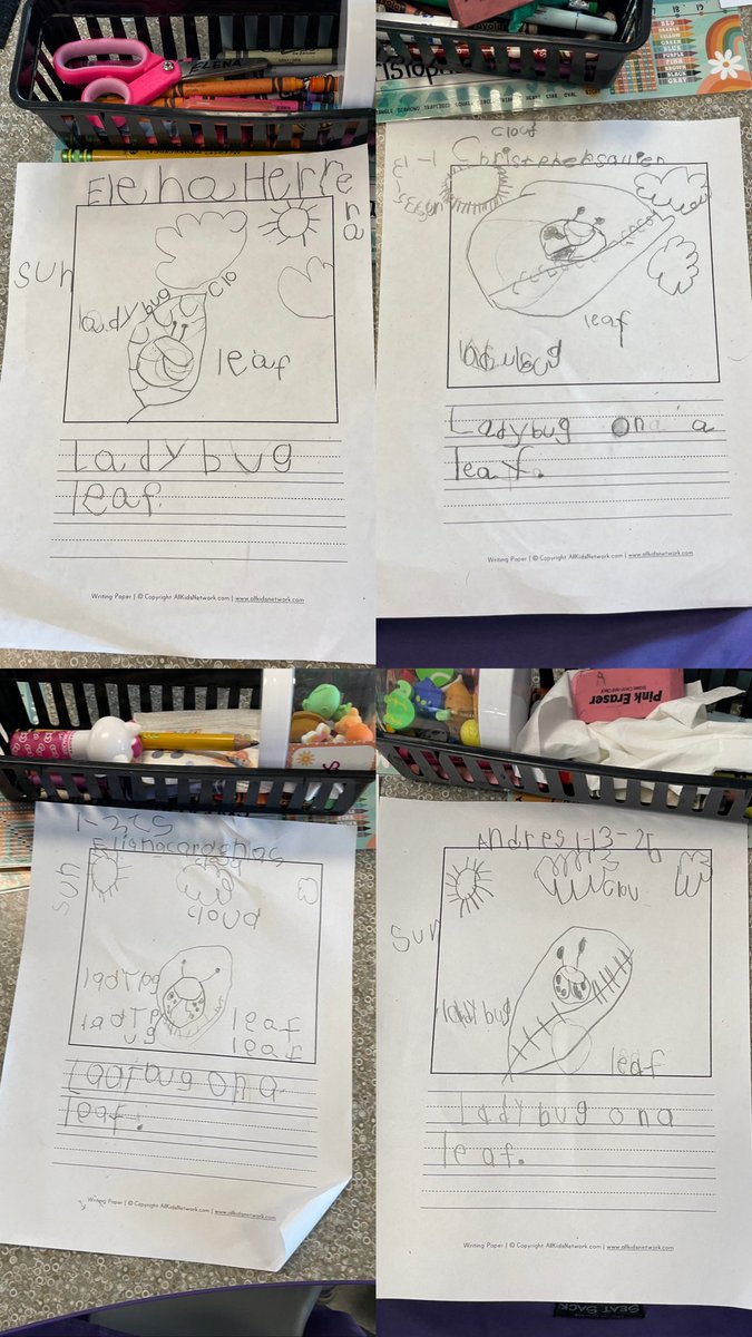 Ms_MartinezPreK's tweet photo. Wanted to give a huge shoutout to our intern for now taking over our drawing and writing block! We are learning step by step drawing, drawing with details, labeling, and writing a sentence!
#PISDPK #PomeroyES https://t.co/8HvNuMPpkS