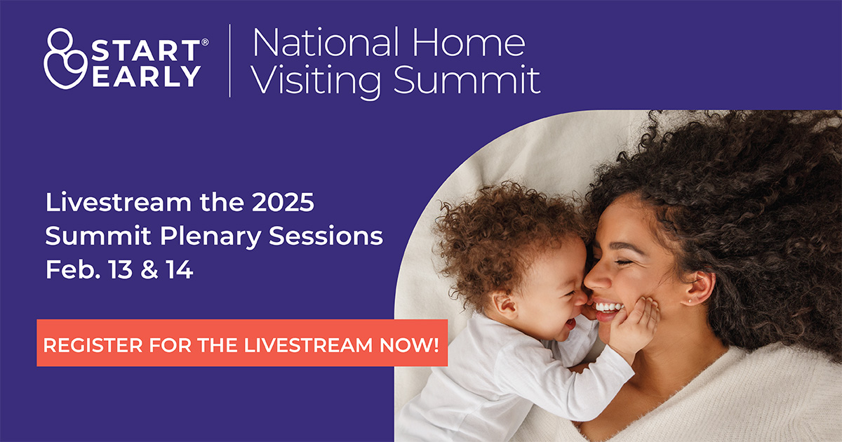 Don't miss out! The 3 plenaries at the 2025 #HVSummit will be streamed on Feb. 13 &amp; Feb. 14. Register for the livestream &amp; tune in live or watch on demand for 5-months post-event to hear from the leading voices in #homevisiting. Learn more &amp; register now: bit.ly/49rsdrV