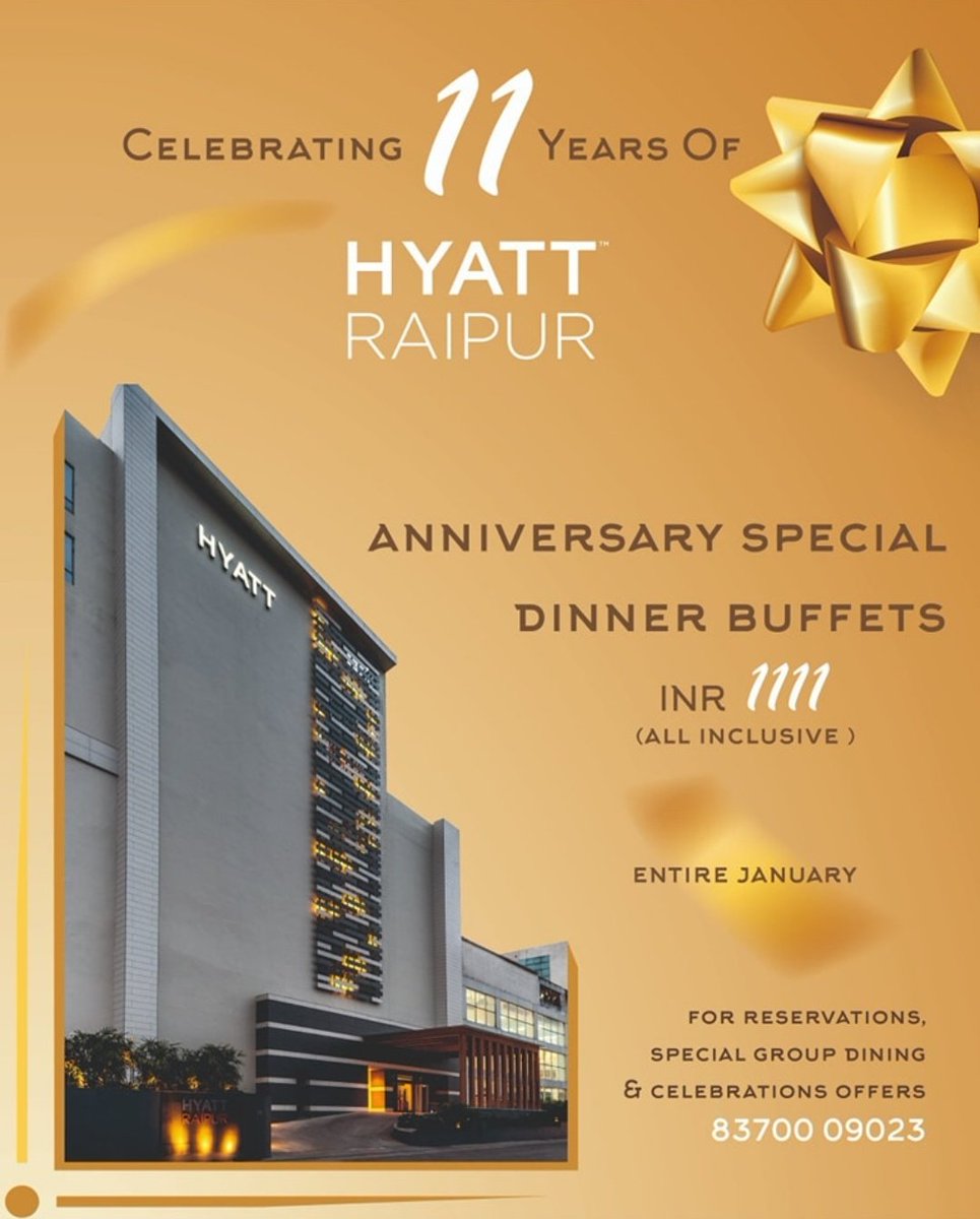 Hyatt Raipur tweet media