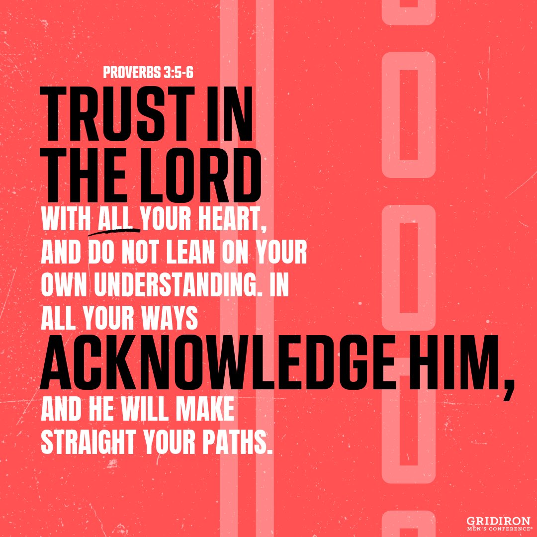 gridironmen's tweet photo. Trust in the Lord’s leading. Even when you can’t see the path! He will guide you! #JesusSaves #Proverbs #JesusIsComingSoon https://t.co/gTV8pGqLee