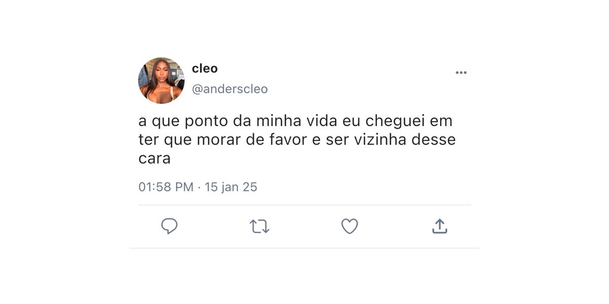 xadenvsf's tweet photo. maktub ’ clope au

pope heyward é o vizinho famoso, inalcançável e recém-divorciado da melhor amiga de cleo anderson, a quem ela declarou ódio eterno após ele quase manda-lá para a cadeia. agora, depois de vários meses turbulentos, cleo precisa se mudar para a casa de sofia, o que torna a convivência com heyward — que já não era pouca —, ainda maior. entre farpas afiadas e encontros desastrosos, ambos logo percebem que os opostos se atraem, mas são os iguais que permanecem. em meio a tensão e momentos vulneráveis, cleo e pope descobrem que o ódio pode ser o ponto de partida para algo inesperado