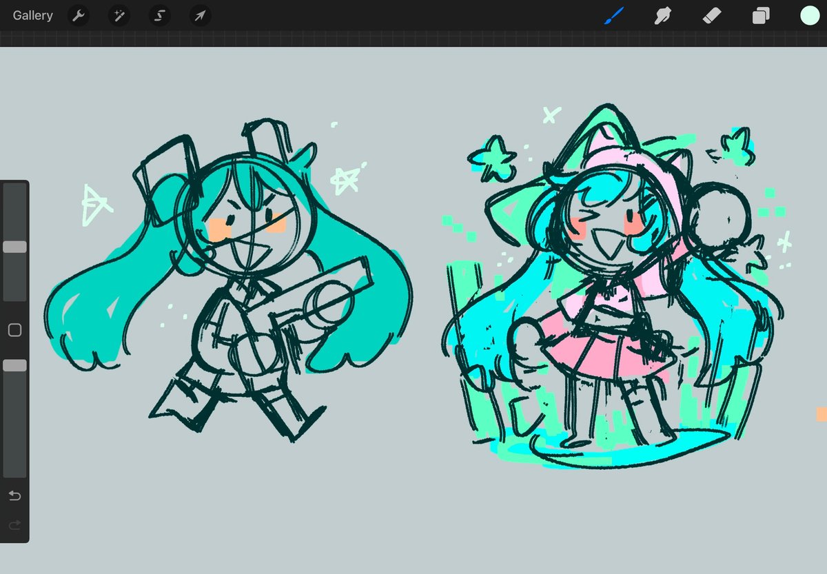 初音ミク 「[Wip] We can be pro Fortnite gamers 」|StarGlow🌻@ LAYTON IS BACK☕のイラスト