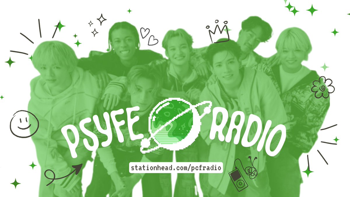 psyferadio's tweet photo. Welcome to PSYFE RADIO, Stationhead for PSYCHIC FEVER💚

Join us for streaming parties, projects, and more

📻: https://t.co/TYJ3yS8Weh or search ‘PCF RADIO’ on Stationhead

#PSYCHICFEVER #ForEVER #PSYFERADIO @psyfe_official @psyfe_member @STATIONHEAD https://t.co/pBmLitCt2I