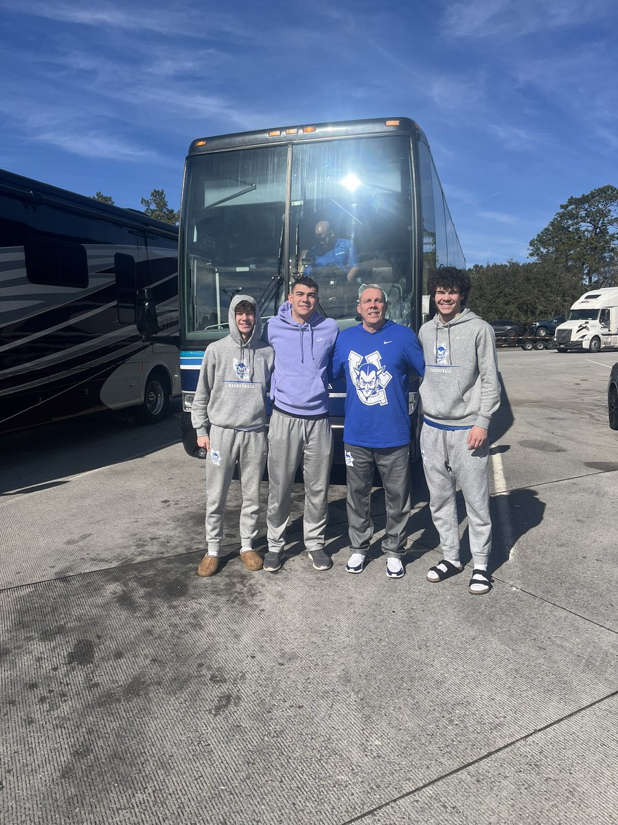 Sun is out and the snow is behind us.  😁.  Making a pit stop in South Carolina. I am looking forward to watching the Unicoi County Blue Devils &amp; Lady Devils participate in the  Wally Keller Classic in Punta Gorda, Florida.  #FamilyFirst