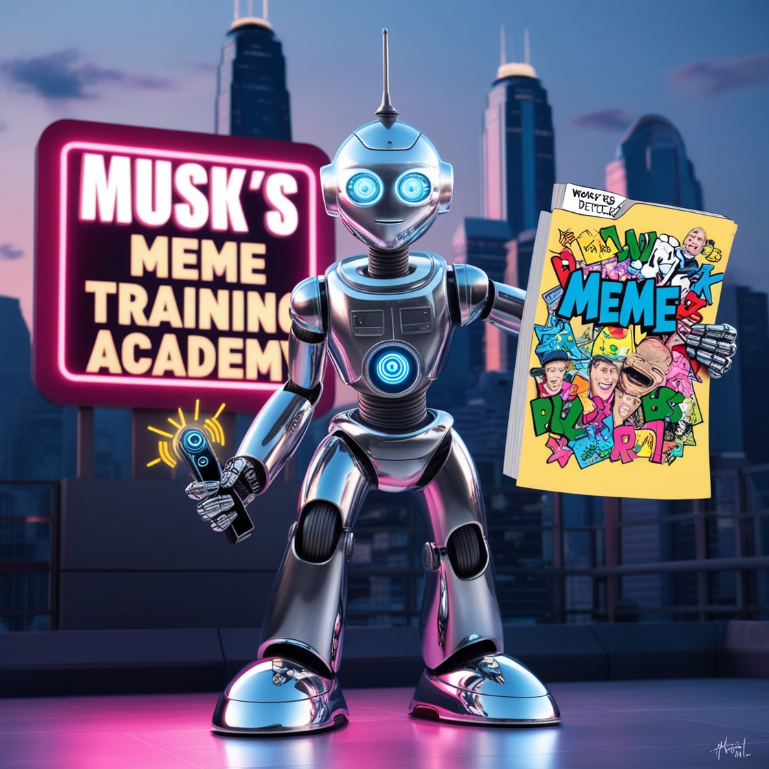 chintapak_dum's tweet photo. Elon Musk is launching AI with Unhinged Mode, but here’s the catch—does it take criticism or just give it back with sass? AI will replace most jobs soon, but memes will always be safe. Or will Grok snatch that too, @elonmusk? #ChinTapakDamDam to the woke apocalypse!
#MemesVsAI https://t.co/U2Ov9TfQIS