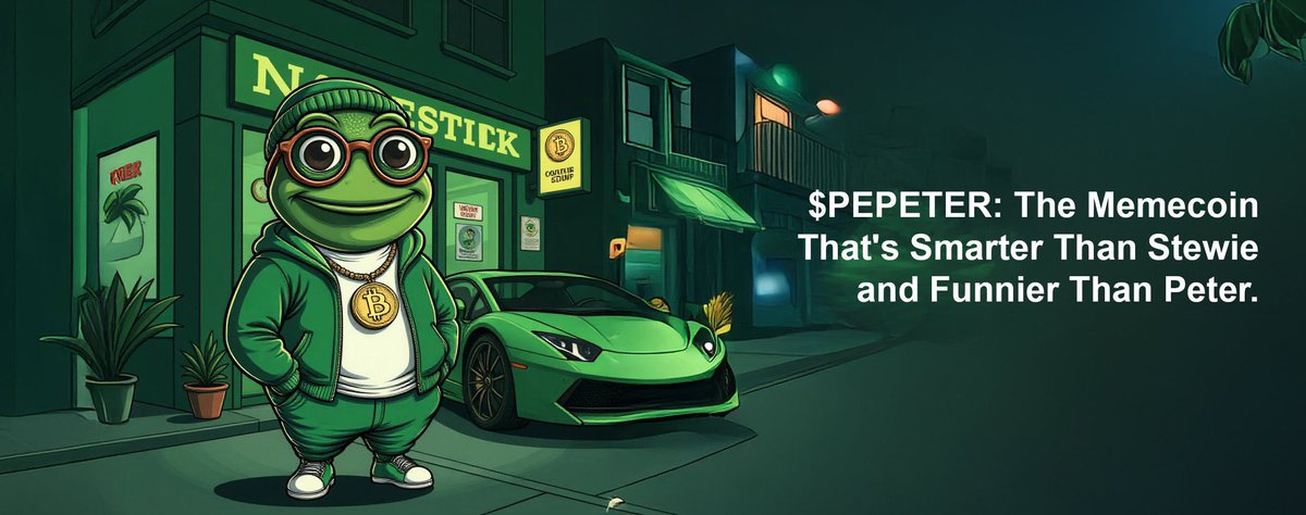 AltGemsAlert's tweet photo. @pepetercoin $PEPETER just launched on $SOL

Currently sitting on 20k MC

Team is sending this to moon🔥

Buy  on pump fun

contract: HwKS6Cf4rJFPUQ1sW9FQF1ypYKYavgcSV8E8SiRPpump

Tg: https://t.co/gGUQNtT1SC

#Dyor #SolanaProjects https://t.co/Z27GEFTcQb