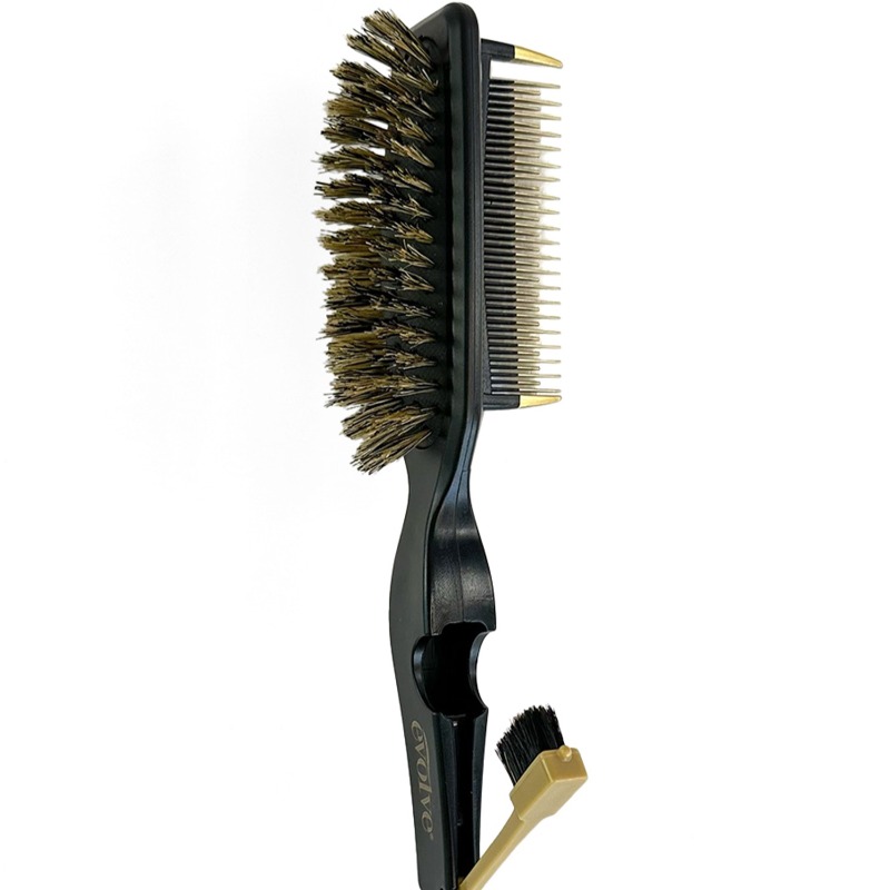 firstlinebrands's tweet photo. Our brush isn’t just trending—it’s TAKING OVER.  The Evolve Triple Pro Styler Brush is the ultimate styling tool. Quick edges, sleek ponies, precision parting and flawless curls? She does it all. Tap in and grab yours before it’s gone: https://t.co/wPw1cyfNH6