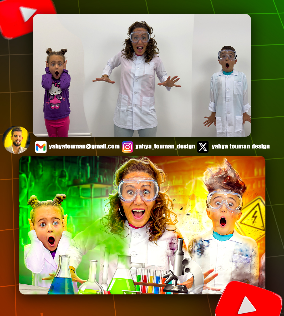 yahyatouman's tweet photo. Latest Thumbnail design!
Before/After — Share your thoughts on this thumbnail!
Dm now for Quality Thumbnails

 #Thumbnail #YouTubeThumbnail  #Photoshop #ProDesigner #design
#GraphicDesigner #YouTubeThumbnail #ThumbnailsDesign #YouTube #ThumbnailDesign #Thumbnailinspiration #usa https://t.co/VJxy9PFZco