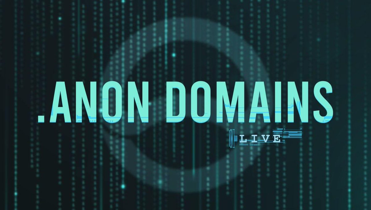 Anyone Hidden Services are now revamped! 

Hidden Services create a new level of anonymity for both site owners and visitors, and are only accessible for users connected to the Anyone Network.

Today, we introduce the new domain extension for our network
🔹 .anon

🧵