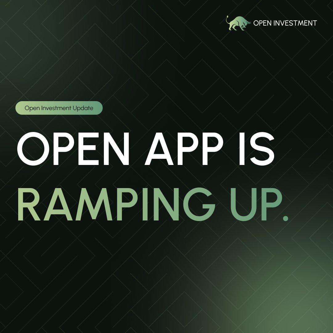 OpenInvestment_'s tweet photo. Big things are coming on Open Investment!

We’re ramping up activity and growing our team to bring even more to the community. 
Lots of activities, collaborations lined up. We are looking forward to sharing with the community.

 This is just the beginning!! https://t.co/dBavLzdRe0