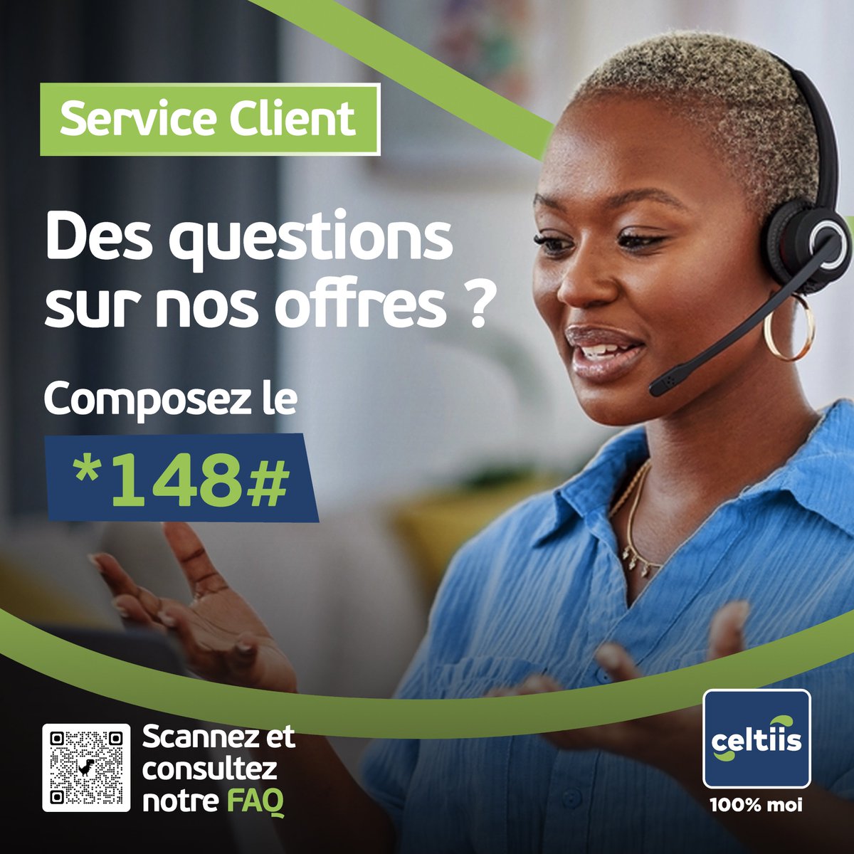 celtiisbj's tweet photo. Tu as une question ? T’inquiète, on est là pour toi 😎! 

Compose *148# ou file consulter notre FAQ pour tout savoir : https://t.co/UPIjUXqs2V

#Celtiis100PourcentMoi #1erOpérateurGlobal #wasexo https://t.co/zCOCsNfbux
