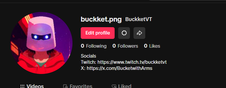 BucketwithArms's tweet photo. Dont usually make post that this but been spending the day fixing stuff around my socials to find out ive been locked out my tiktok (probs forgot what email i signed up to) so i made a new one so i am now here :> will probably make sure not forget my logins this time https://t.co/adN5V37J9K