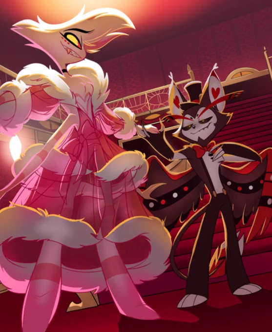 Hey guys. Still looking for work and it's not been easy. It would really help me out if you could d0nate to my k0-fi or maybe c0mmission me? Here are some recent ones! #helluvaboss #HazbinHotel  