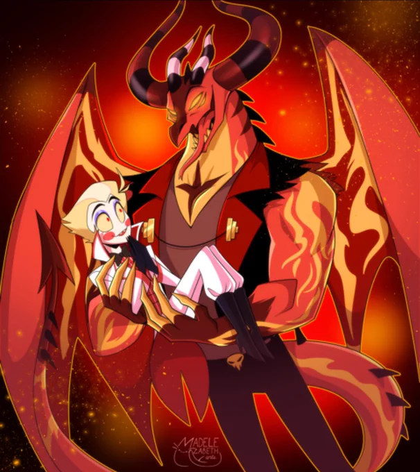Hey guys. Still looking for work and it's not been easy. It would really help me out if you could d0nate to my k0-fi or maybe c0mmission me? Here are some recent ones! #helluvaboss #HazbinHotel  