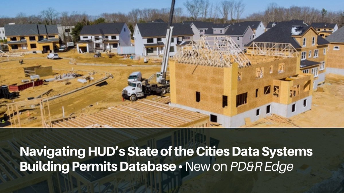 HUDUSERnews's tweet photo. Learn how to navigate PD&amp;R’s State of the Cities Data Systems database! The database collects information on permits for residential construction at the state, county, core-based statistical area, and permit-issuing jurisdiction levels:https://t.co/5md1gQPVcz #PDREdge https://t.co/GE41moqvIi