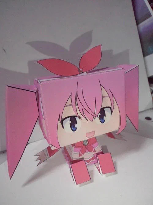 むかーし作った「グラフィグ」キュアメロディ。ちゃんとできてんだ、これが。 