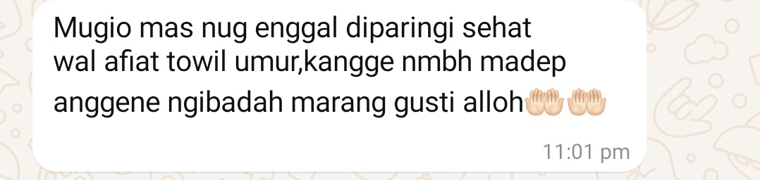 Tak hanya menggetarkan hati anak, konon doa Ibulah yang mampu menggetarkan arasy Tuhan.
