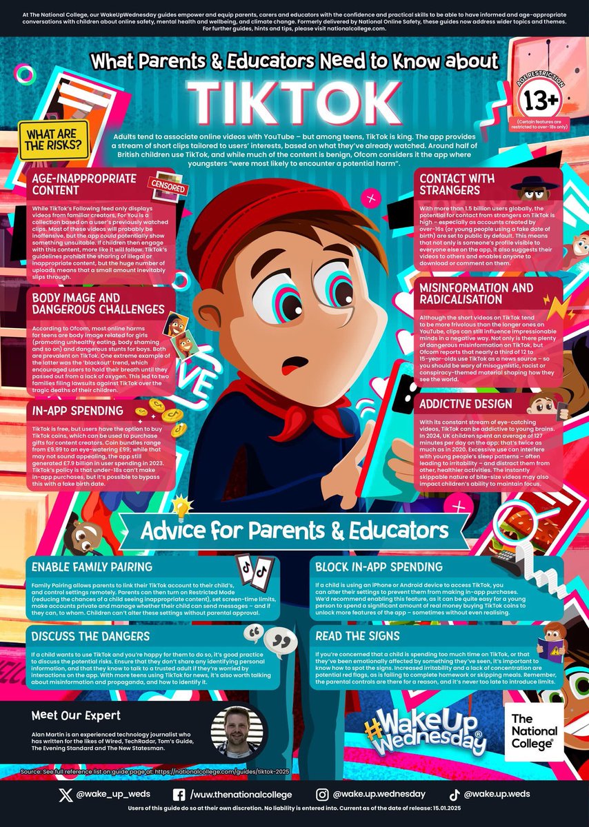 IDS_3-18_Digital (@ids_3_18_it) on Twitter photo Approx 220 million users under 18๐ฑTikTok is HUGE with kids and young people but it's NOT free from RISK!This #WakeUpWednesday friends explain what parents and educators need to know! <a href="/IDS3to18/">Idris Davies School 3_18</a> <a href="/fcwpa/">Fochriw Primary</a> <a href="/PrimaryWhite/">White Rose Primary</a> <a href="/Phip_Primary/">Phillipstown Primary</a> <a href="/UpperRhymneyPS/">Upper Rhymney</a> <a href="/bawelps/">Bryn Awel Primary School</a> #TogetherStronger ๐ง๐คณ๐ธ๐ด Approx 220 million users under 18๐ฑTikTok is HUGE with kids and young people but it's NOT free from RISK!This #WakeUpWednesday friends explain what parents and educators need to know! <a href="/IDS3to18/">Idris Davies School 3_18</a> <a href="/fcwpa/">Fochriw Primary</a> <a href="/PrimaryWhite/">White Rose Primary</a> <a href="/Phip_Primary/">Phillipstown Primary</a> <a href="/UpperRhymneyPS/">Upper Rhymney</a> <a href="/bawelps/">Bryn Awel Primary School</a> #TogetherStronger ๐ง๐คณ๐ธ๐ด