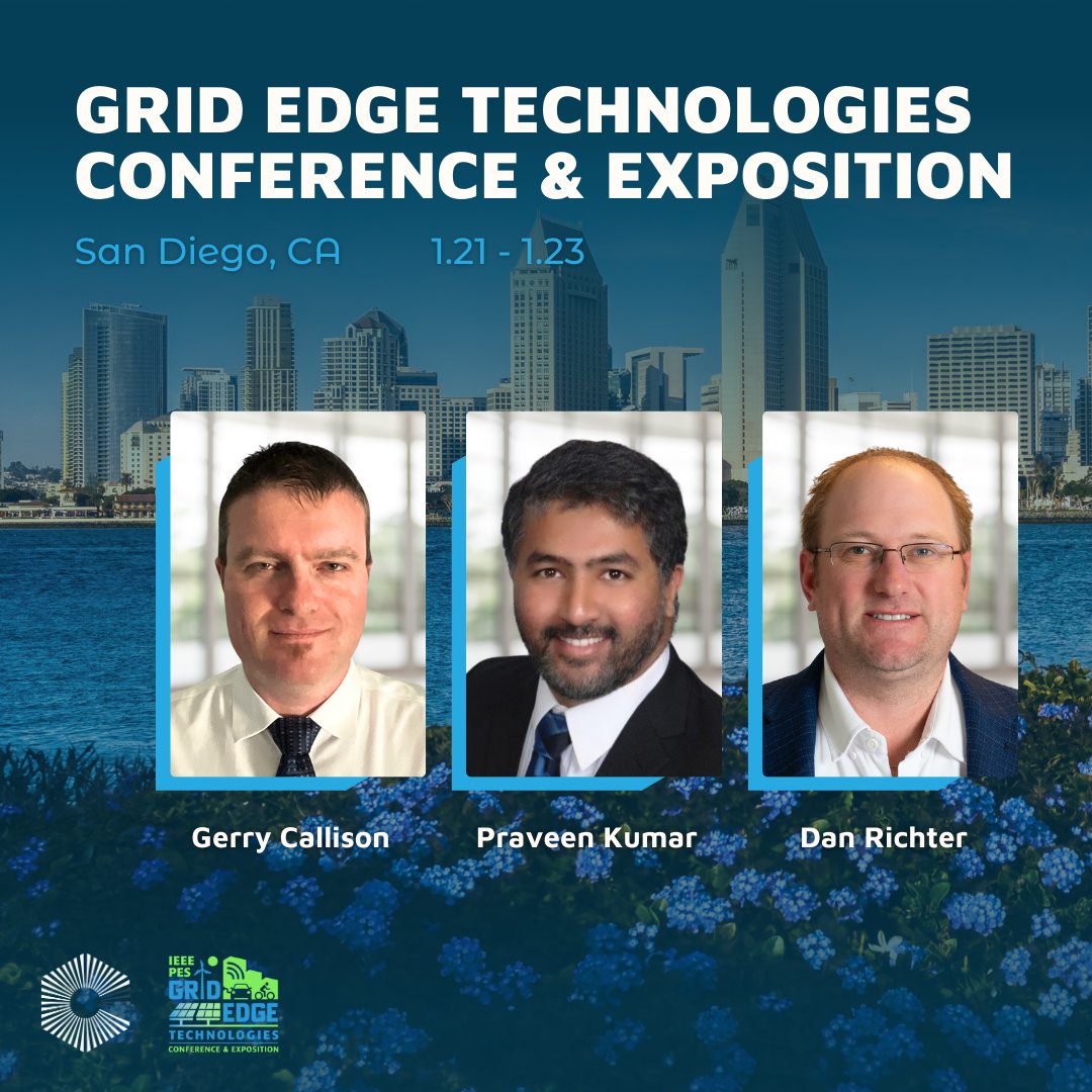 Commonwealth_HQ's tweet photo. Join us next week at the Grid Edge Technologies Conference &amp; Exposition! ⚡🌐
 
Connect with our experts—Gerry Callison, Praveen Kumar, and Dan Richter—and explore cutting-edge solutions for a more resilient and sustainable energy future. See you in San Diego! https://t.co/7aZ9uftgJF