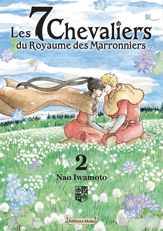 AKATAmanga's tweet photo. Alors que le tome 1 vient d'arriver dans vos mains, on a envie de faire plaisir et on vous dévoile la couverture française du tome 2 des "7 Chevaliers du Royaume des Marronniers" ! 🪻 Avez-vous déjà lu le tome 1 ? https://t.co/7D0Db8EeE7