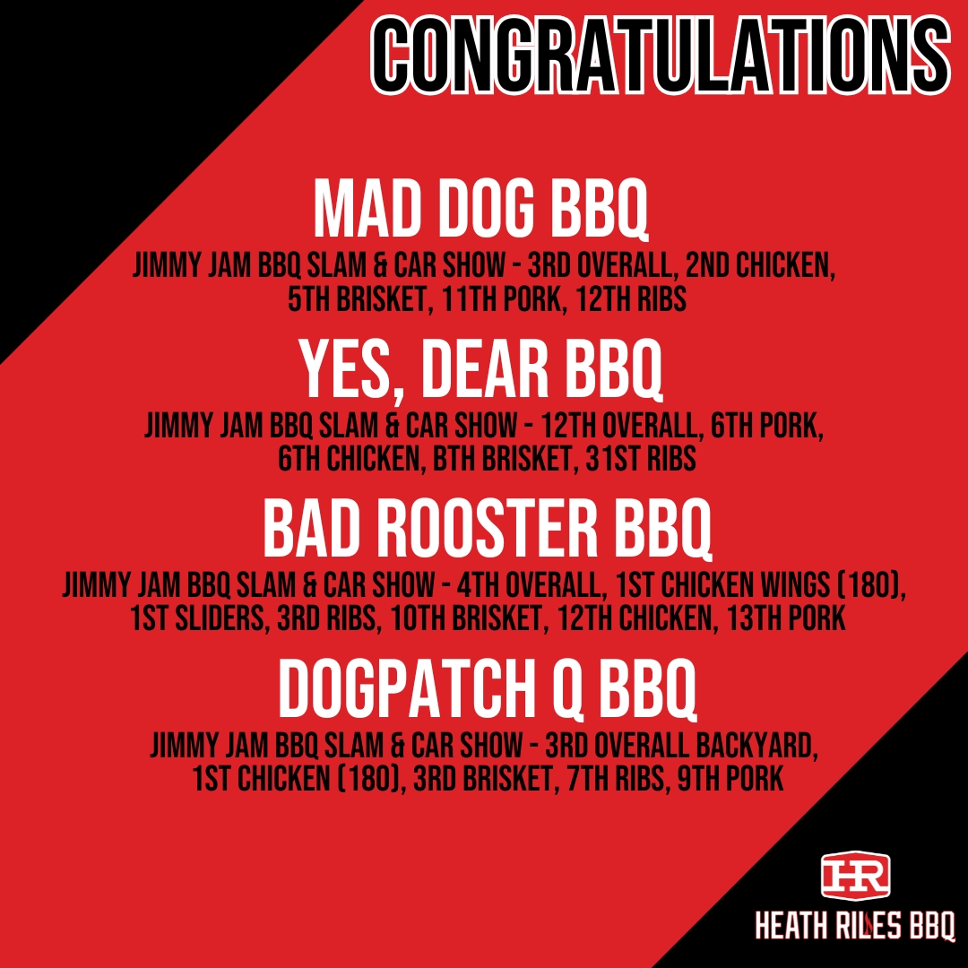 HeathRilesBBQ's tweet photo. 🔥 Congrats to our amazing BBQ Ambassadors who competed this weekend! Your passion and dedication make us proud. Keep bringing the heat!
#heathrilesbbq #heathrilesbbqproducts #competitionbbq #teamheathrilesbbq25 #ribman https://t.co/LWZIC7VvV0