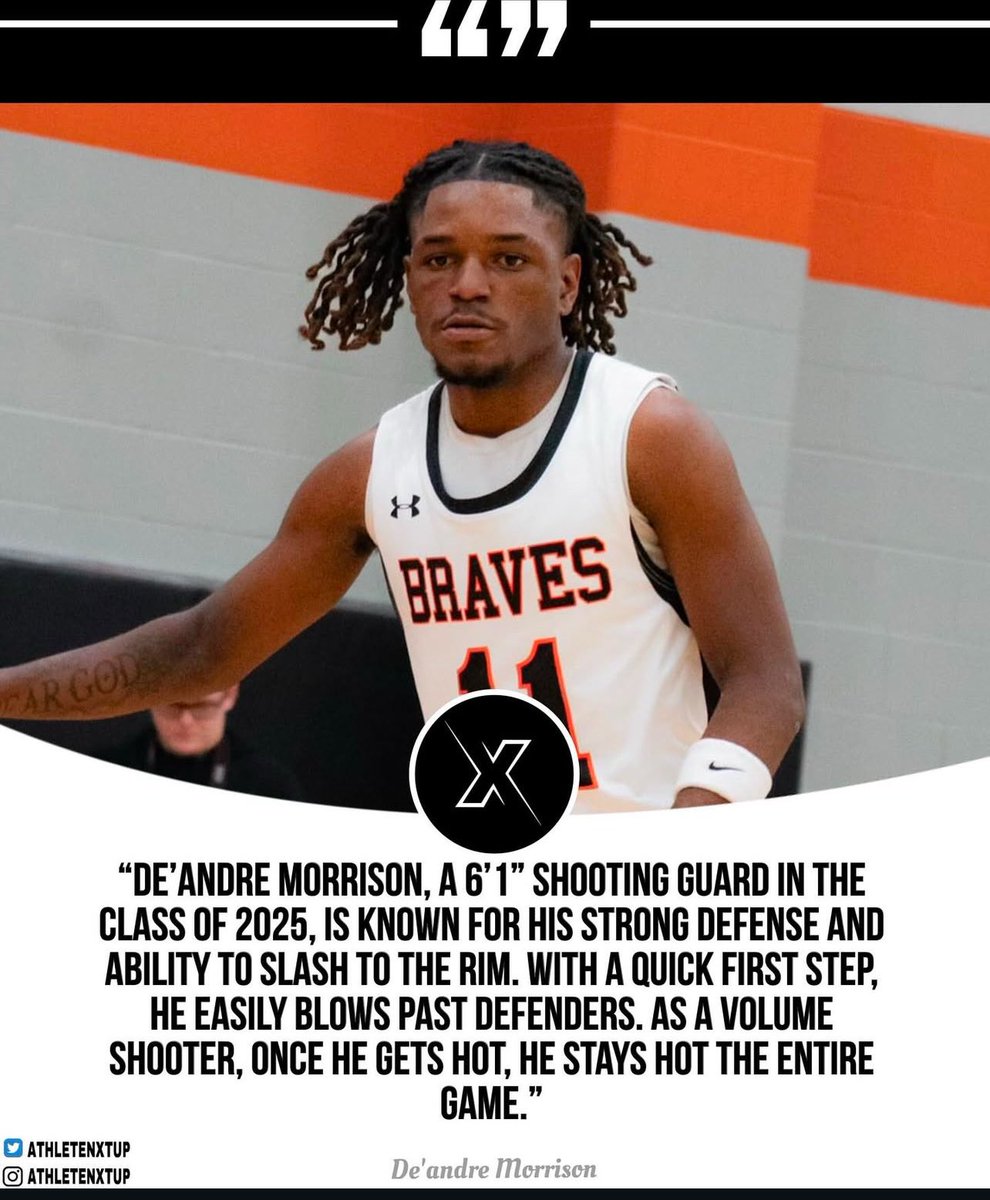🚨COLLEGE COACHES🚨Our senior guard De’Andre Morrison is making a name for himself.