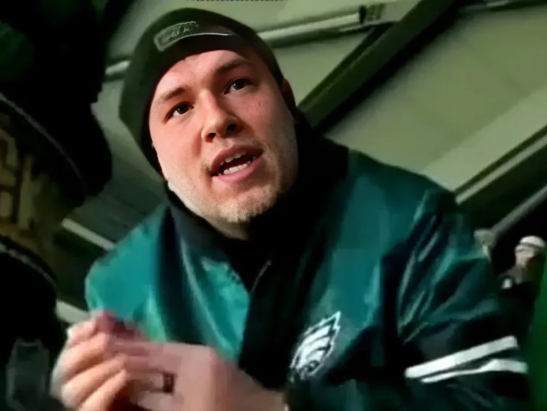 The #Eagles fan who went viral for harassing a female #Packers fan has been fired from his DEI consulting job.