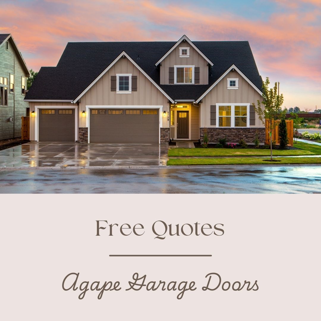 LlcAgape's tweet photo. Time for a garage door upgrade? Call or message Agape for a free quote today! #garagedoors#freequotes https://t.co/yrcJOjmnJH
