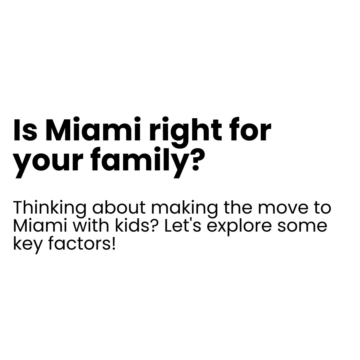 JVREALTYSERVICE's tweet photo. 🏝️ Thinking of moving to Miami with kids? From A-rated schools to vibrant extracurriculars, Miami offers a world of opportunities for future scholars. But there’s more to the story! Discover what parents NEED to know before choosing — your move just got easier! #MiamiMoves https://t.co/RnJ017fTKt