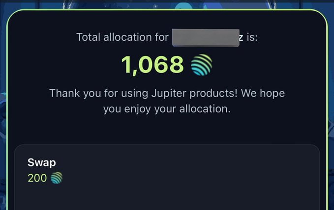 secondhandgains's tweet photo. Yo, $JUP fam! 👀

The Season 2 eligibility checker just dropped!
🔗 https://t.co/8J5MvQdV0z

Already checked mine, and the airdrop looks 🔥. Make sure you’re in before the claim goes live!

#AirdropSeason #JUP https://t.co/VqkfPv328d