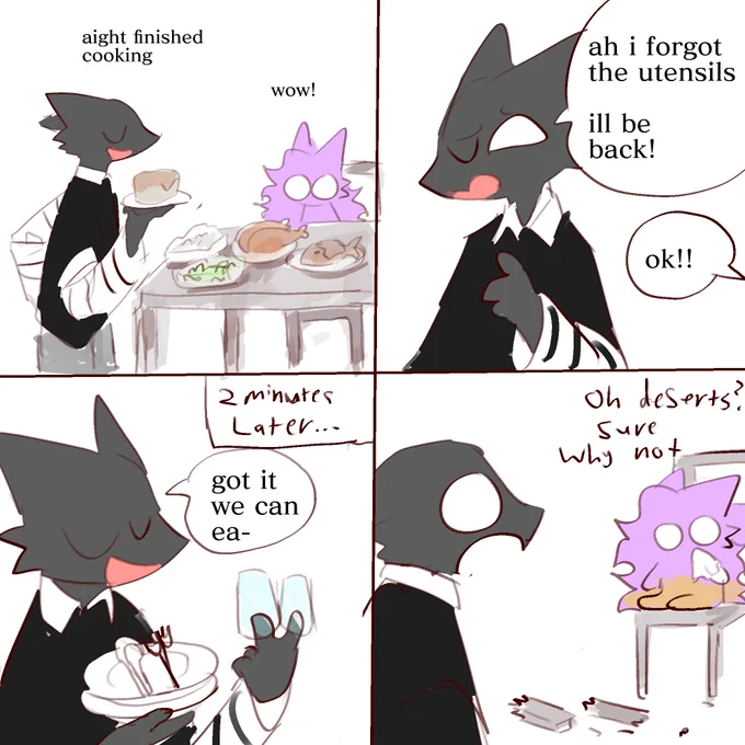 she ate 