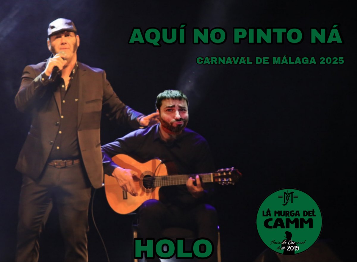 Ya no sabemos en que día estamos, así que hoy os presentamos a uno de nuestros guitarras, un heavy reconvertido al carnaval, un niño grande que siempre está para todo y que repite este año con <a href="/LaMurgadelCAMM/">La murga del CAMM</a>, Hoy os traemos a  nuestro "Holo", por muchos años más sin duda.
