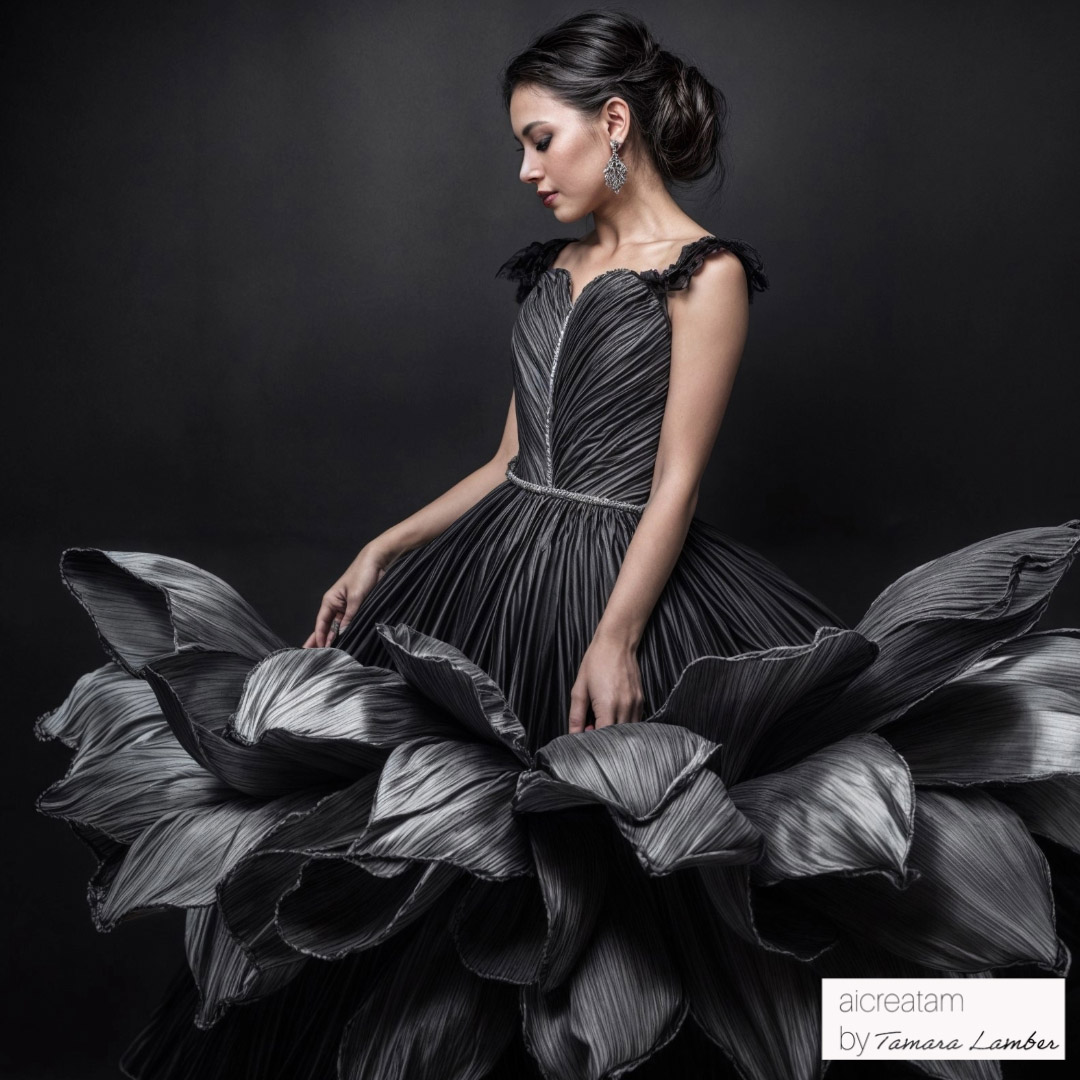 tamara_lamber's tweet photo. Unveiling elegance with a touch of AI magic! 
#AIArt #DigitalDesign #CreativeAI #AIArtist #GenerativeArt #FashionInArt #SurrealFashion #ModernArt #TechInspired #AIVisuals #ArtificialCreativity #ArtisticInnovation #DigitalFashion #AIArtistry #FutureFashion #ContemporaryArt https://t.co/Mm7I68P43o