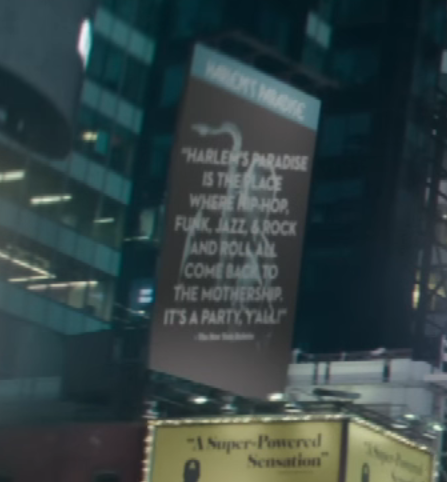 WarlingHD's tweet photo. Harlem's Paradise ad in the #DaredevilBornAgain trailer 👀 https://t.co/JBowjNEFyD